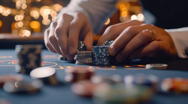 Sic Bo dice game interface with payout table on result china